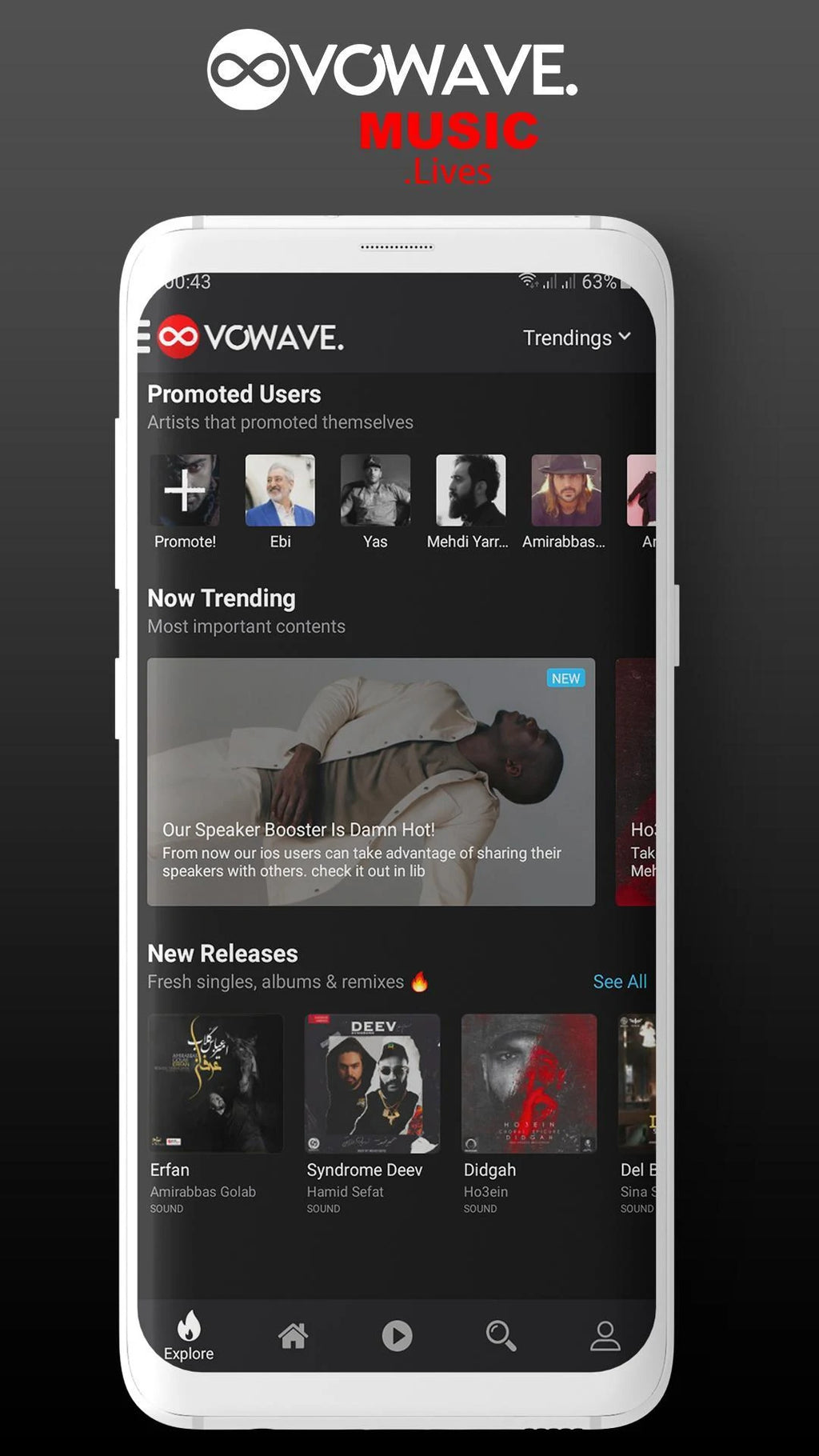 Music Social Network & Streaming Platform SaaS (Android)
