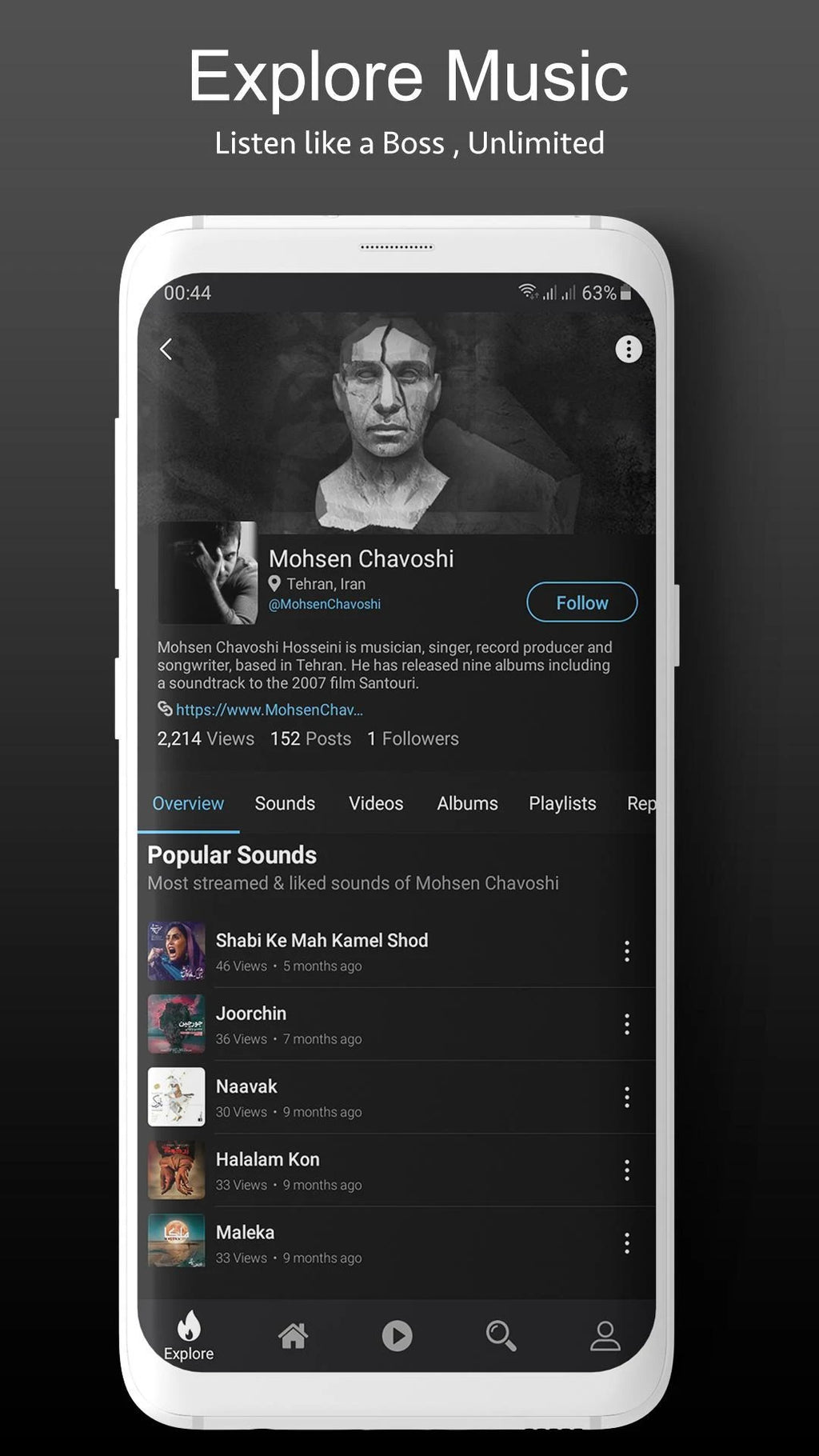 Music Social Network & Streaming Platform SaaS (Android)
