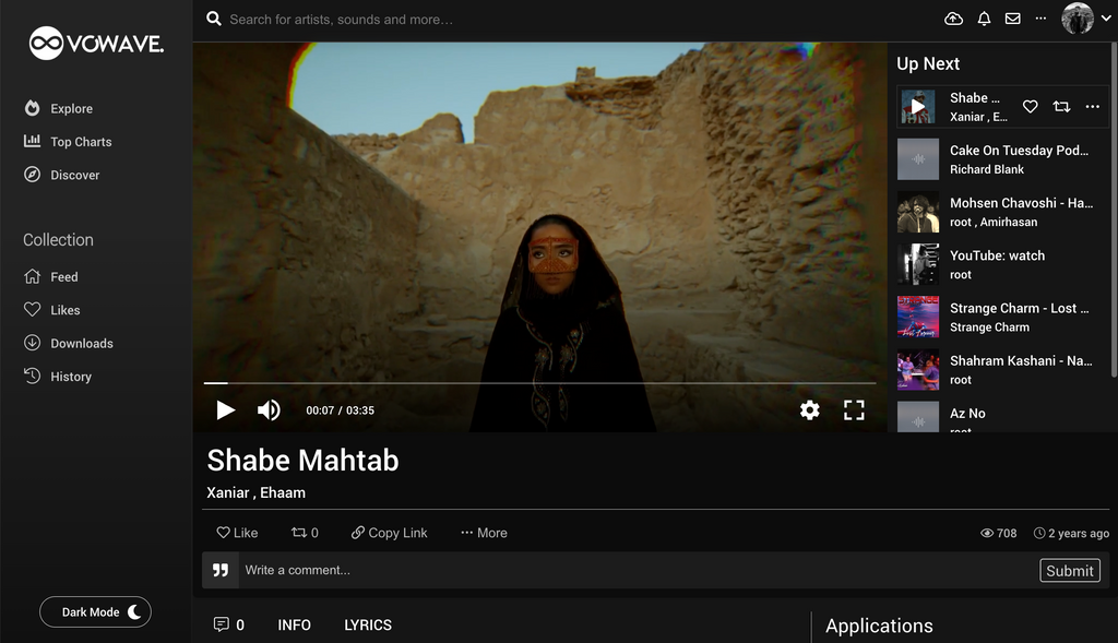 Music Social Network & Streaming Platform SaaS (Web App)