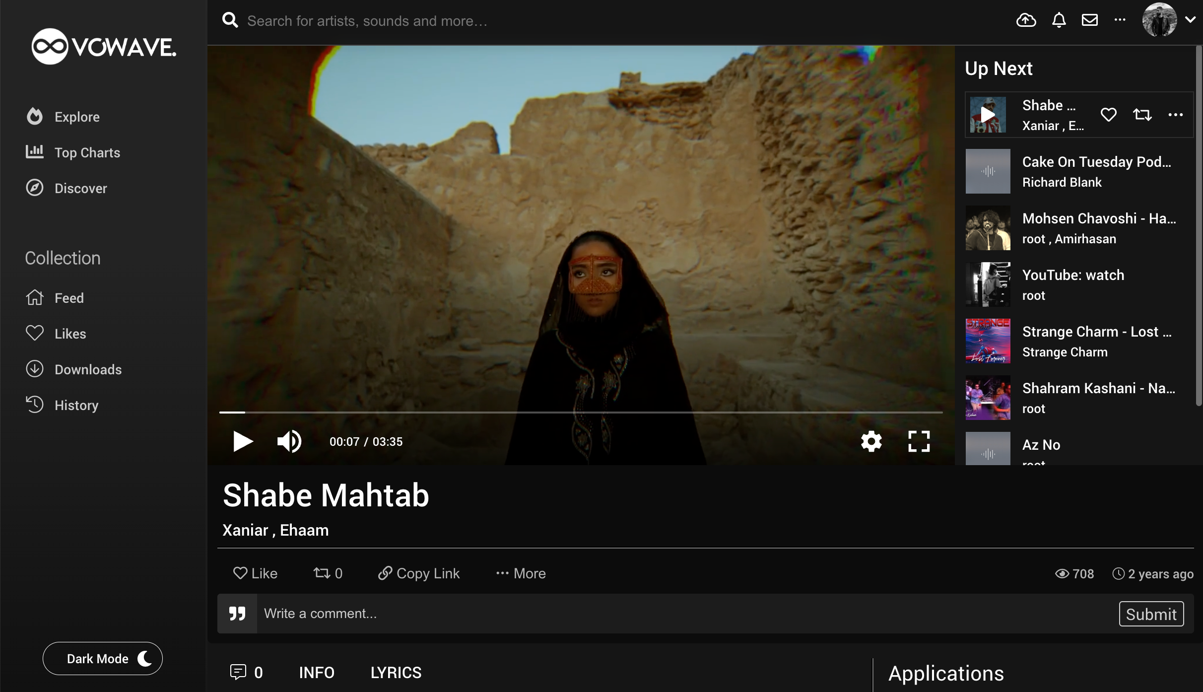 Music Social Network & Streaming Platform SaaS (Web App)